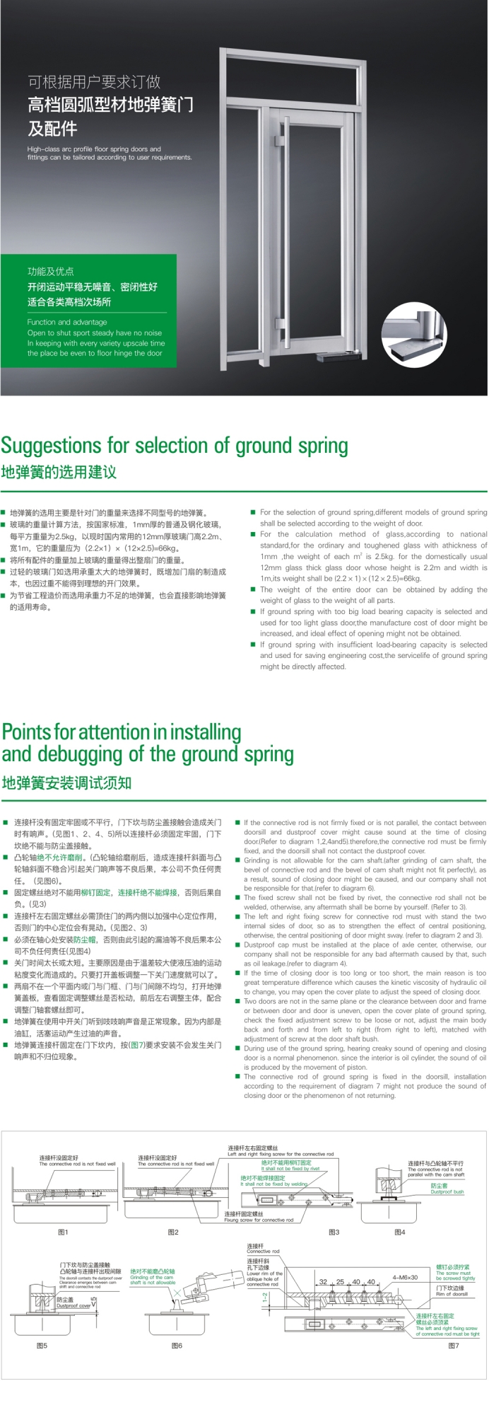 上海門窗五金地彈簧的選用建議及安裝調(diào)試須知