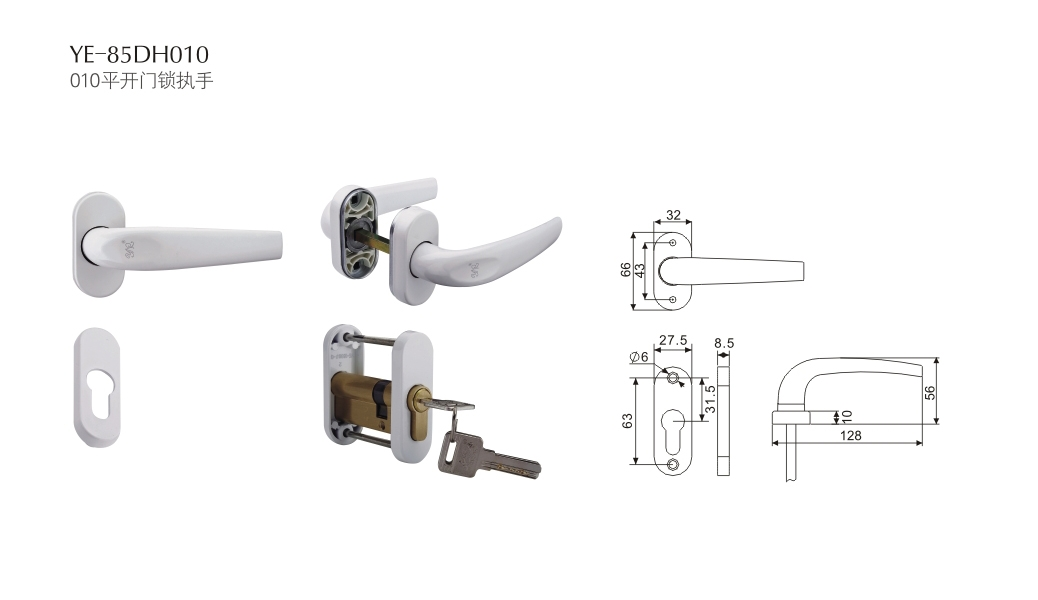 上海門窗五金門鎖YE-85DH010 